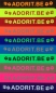 Preview: Biothane collar+PRINT 19/25 "bicolor" (buckle)