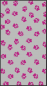 Preview: 1+1free neck warmer (paw pink-gray) bandana, Multifunctional scarf