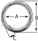 Preview: Rundring / O-Ring 20mm Edelstahl