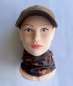 Preview: 1+1gratis Nekwarmer (poot oranje-bruin) Bandana, Multifunctionele sjaal
