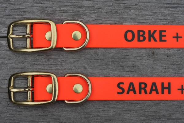 Biothane collar WITH PRINT, 19mm (buckle)