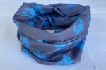 1+1free neck warmer (paw blue) bandana, Multifunctional scarf