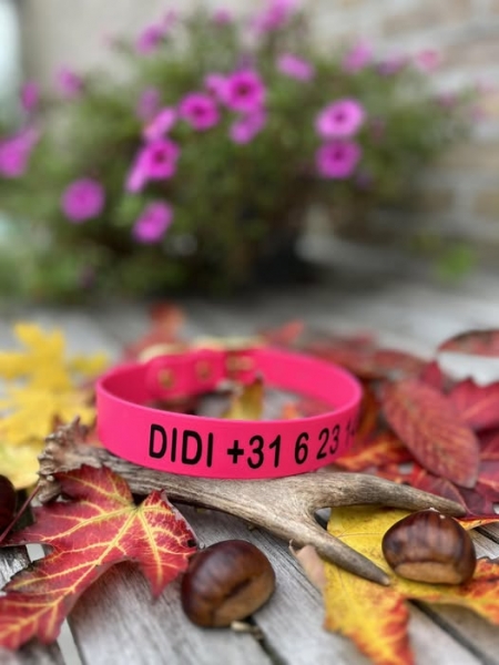 Biothane Halsband MIT PRINT, 19mm (Schnalle)