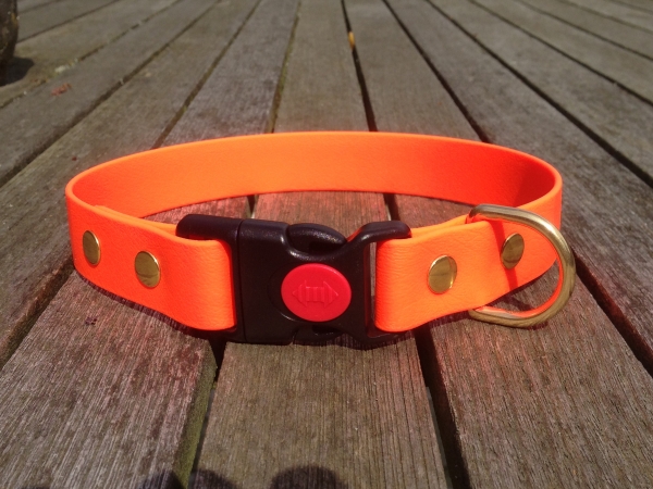 Biothane Halsband 19mm (Clic schwarz)