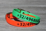 Biothane collar WITH PRINT, 25mm (buckle)